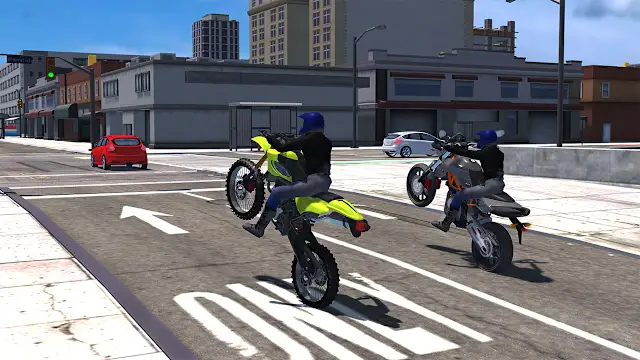 Motorcycle Driving Simulator-Dirt & Parking 2022 Racing Games Ultimate 4x4 City Offroad Kart screenshot 3