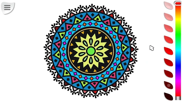 Coloring Book: Mandalas screenshot 2