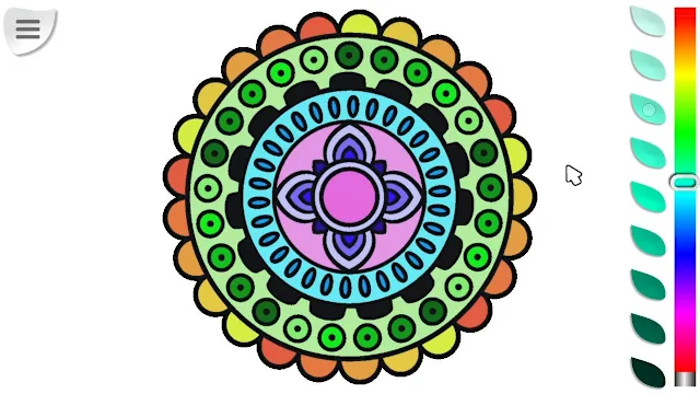 Coloring Book: Mandalas screenshot 1