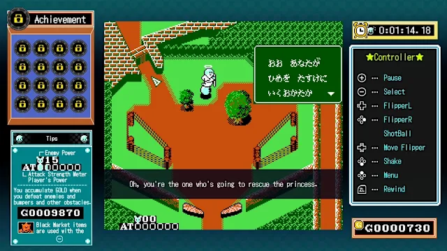 JALECOlle Famicom Ver. Pinball Quest screenshot 1