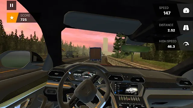 Car Racing Highway Driving Simulator, real parking driver sim speed traffic deluxe 2022 screenshot 5