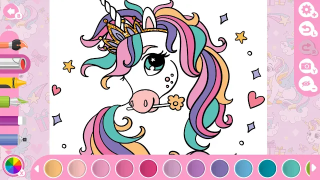 My Cute Unicorns - Coloring Book screenshot 1