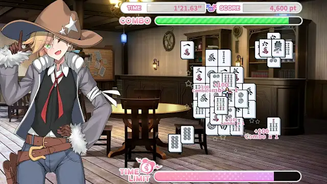 Otoko Cross: Pretty Boys Mahjong Solitaire screenshot 6