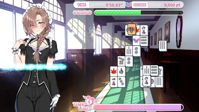 Otoko Cross: Pretty Boys Mahjong Solitaire screenshot 1