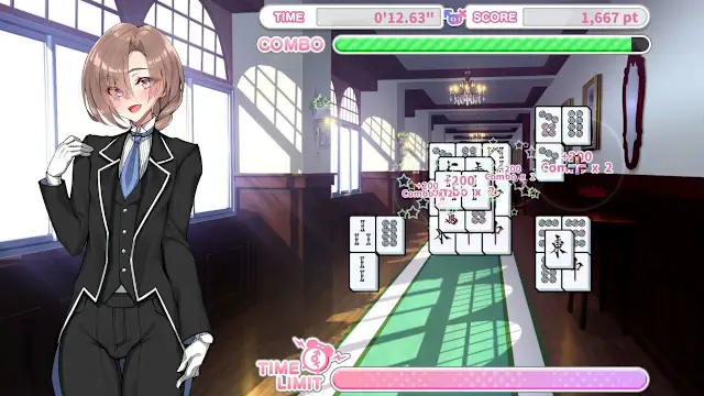 Otoko Cross: Pretty Boys Mahjong Solitaire screenshot 2
