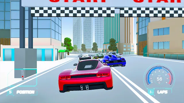 Rally Race Car Simulator Poly : World Driver Arcade Real Driving Games Sim screenshot 3