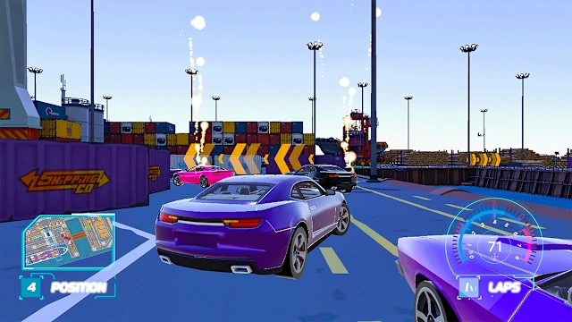 Rally Race Car Simulator Poly : World Driver Arcade Real Driving Games Sim screenshot 2
