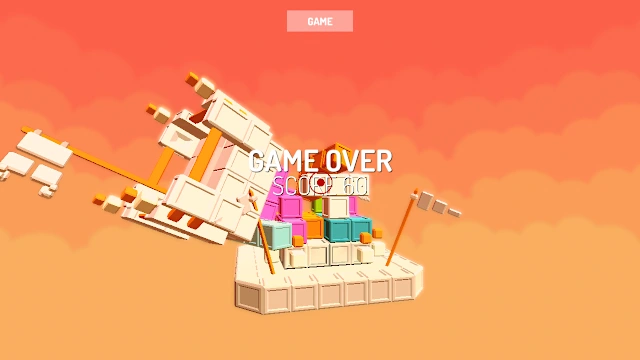 Fortress Building Puzzle - Galaxy Cube Tower Simulator Game screenshot 2