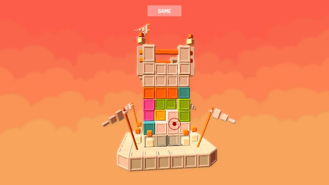 Fortress Building Puzzle - Galaxy Cube Tower Simulator Game screenshot 1