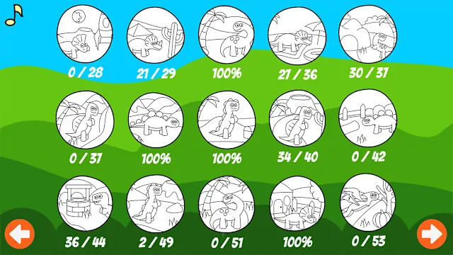 Learn & Play: Dino Coloring screenshot 2