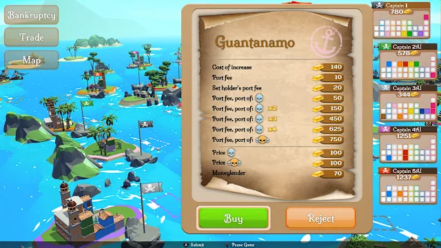 Piratepoly Gold: Caribbean Treasure screenshot 3
