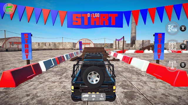 Ultimate 4x4 Offroad Parking Trucks :Car Driving Racing Simulator 2023 LITE Speed Games screenshot 1