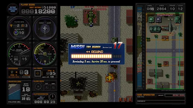 Toaplan Arcade Garage: Kyukyoku Tiger-Heli screenshot 6