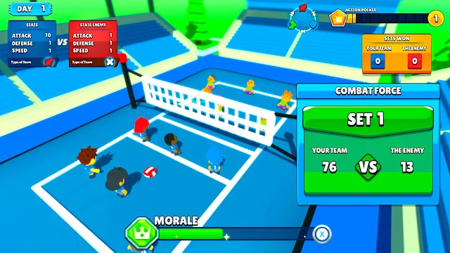 Volleyball Trainer: The Legend of Sports screenshot 1