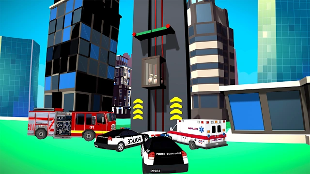 Falling Elevator - Hyper Casual Demolish Escape Survival Game screenshot 1