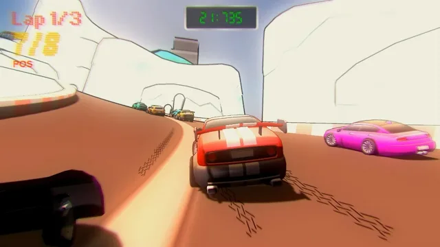 Car+Toon Race: Rally Valley Champion screenshot 4
