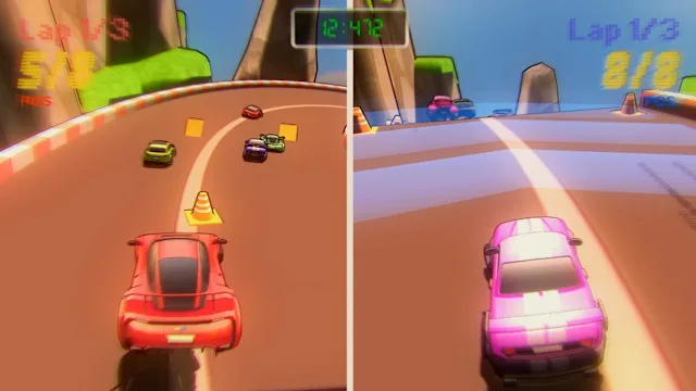 Car+Toon Race: Rally Valley Champion screenshot 3