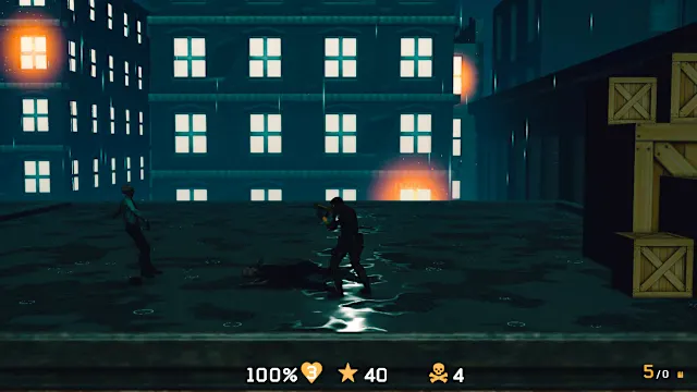 Z World Zombie Death War : Survival Platformer Game Left Killer Box 2023 screenshot 2