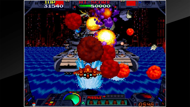 Arcade Archives BURNING FORCE screenshot 2