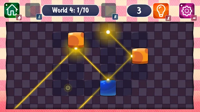 Laser Brain Puzzle: Classic Logic Arcade screenshot 1