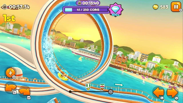 Uphill Rush Water Park Racing screenshot 4