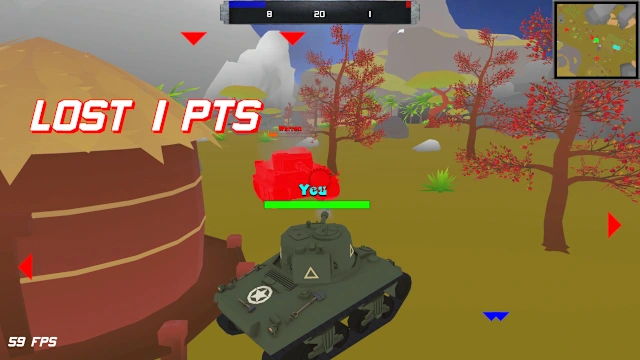 WWII Tank Battle Arena screenshot 2