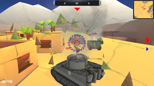 WWII Tank Battle Arena screenshot 0