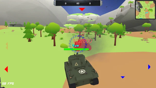 WWII Tank Battle Arena screenshot 1