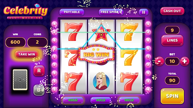 Celebrity Slot Machine screenshot 1