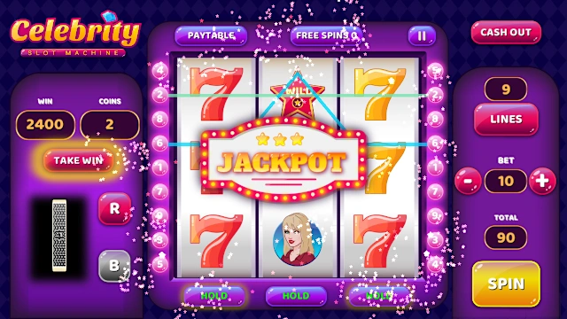 Celebrity Slot Machine screenshot 2
