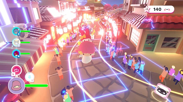 HELLO KITTY AND FRIENDS HAPPINESS PARADE screenshot 2