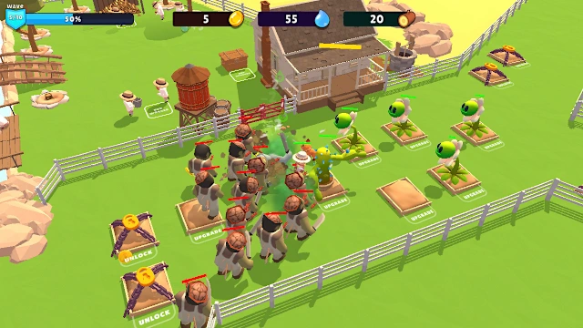 Zombie Garden vs Plants Defence -Battle Craft and Survival Simulator Game screenshot 2