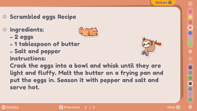 Notes + Stickers screenshot 1