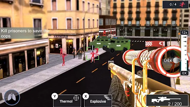 Sniper Strike 3D -  Secret elite mission warfare "GHOST SQUAD" screenshot 1