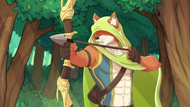 Burrow of the Fallen Bear: A Gay Furry Visual Novel screenshot 4
