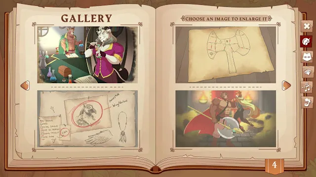Burrow of the Fallen Bear: A Gay Furry Visual Novel screenshot 6