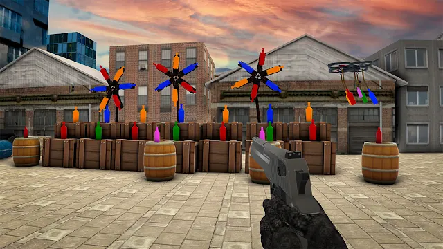Counter Bottle Shooter-Pro Aim Master Target Bottle Shoot 3D Game Strike Pistol screenshot 4