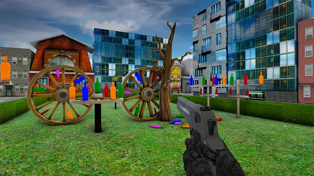 Counter Bottle Shooter-Pro Aim Master Target Bottle Shoot 3D Game Strike Pistol screenshot 2