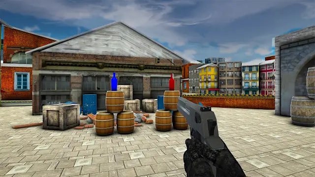 Counter Bottle Shooter-Pro Aim Master Target Bottle Shoot 3D Game Strike Pistol screenshot 0