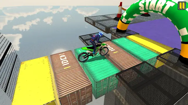 Mega Ramp Moto - Dirt Bike Stunts Simulator screenshot 4