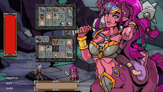Mythology Waifus Mahjong screenshot 2