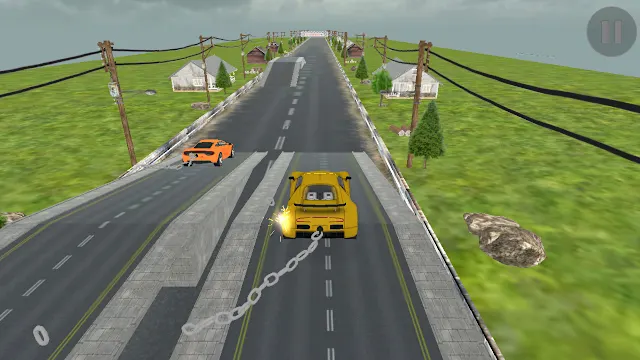 Chain Car Stunt Simulator - 3D Extreme Highway Car Driving Games screenshot 1