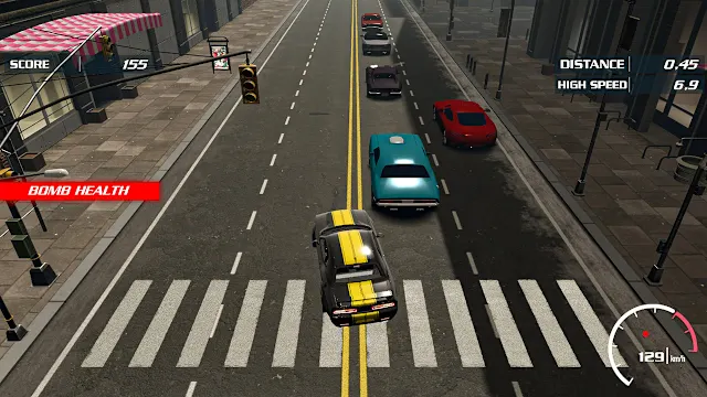 Racing in Car - Night Traffic Highway Driving Games Mechanic Simulator 2023 for Kids screenshot 3