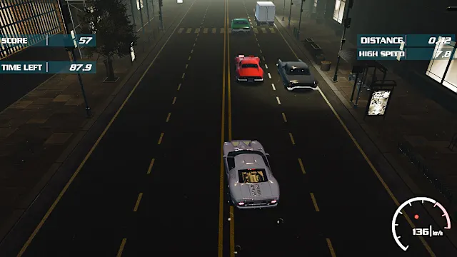 Racing in Car - Night Traffic Highway Driving Games Mechanic Simulator 2023 for Kids screenshot 5
