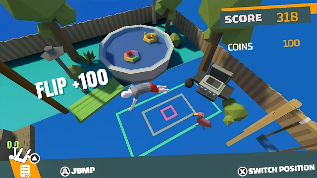 Parkour Jump Adventure - Simulator Stunt Tycoon Escape Kid Super Hero World Games screenshot 1