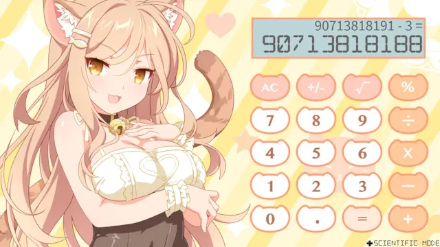 Sakura Neko Calculator screenshot 5