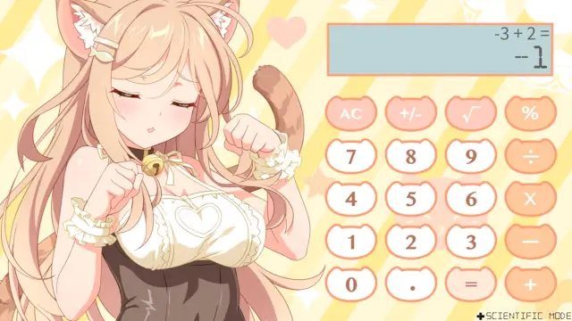 Sakura Neko Calculator screenshot 3