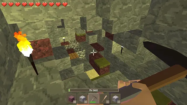 Crafting Block World: Magic Dungeons Adventure screenshot 2
