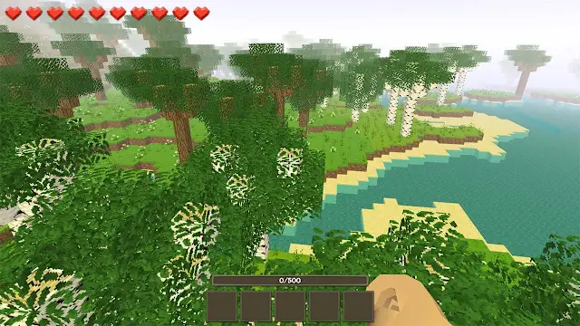 Crafting Block World: Magic Dungeons Adventure screenshot 0