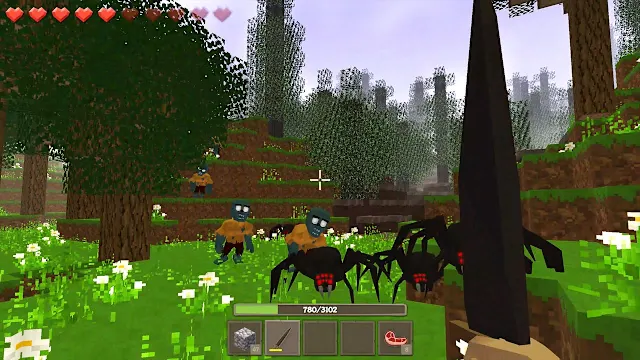 Crafting Block World: Magic Dungeons Adventure screenshot 4